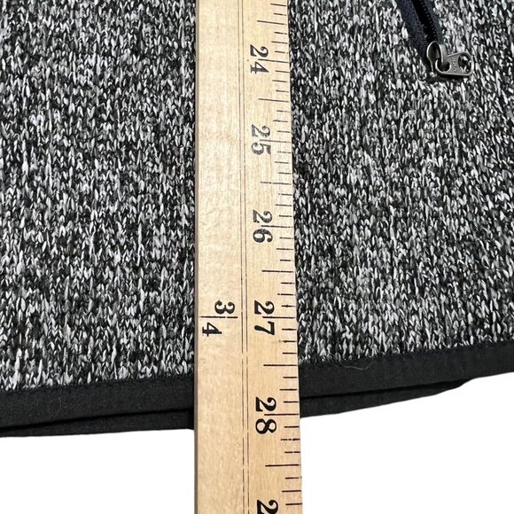 Eddie Bauer Gray & Black Plaid Collar Snap Front Jacket Size M - Picture 9 of 9